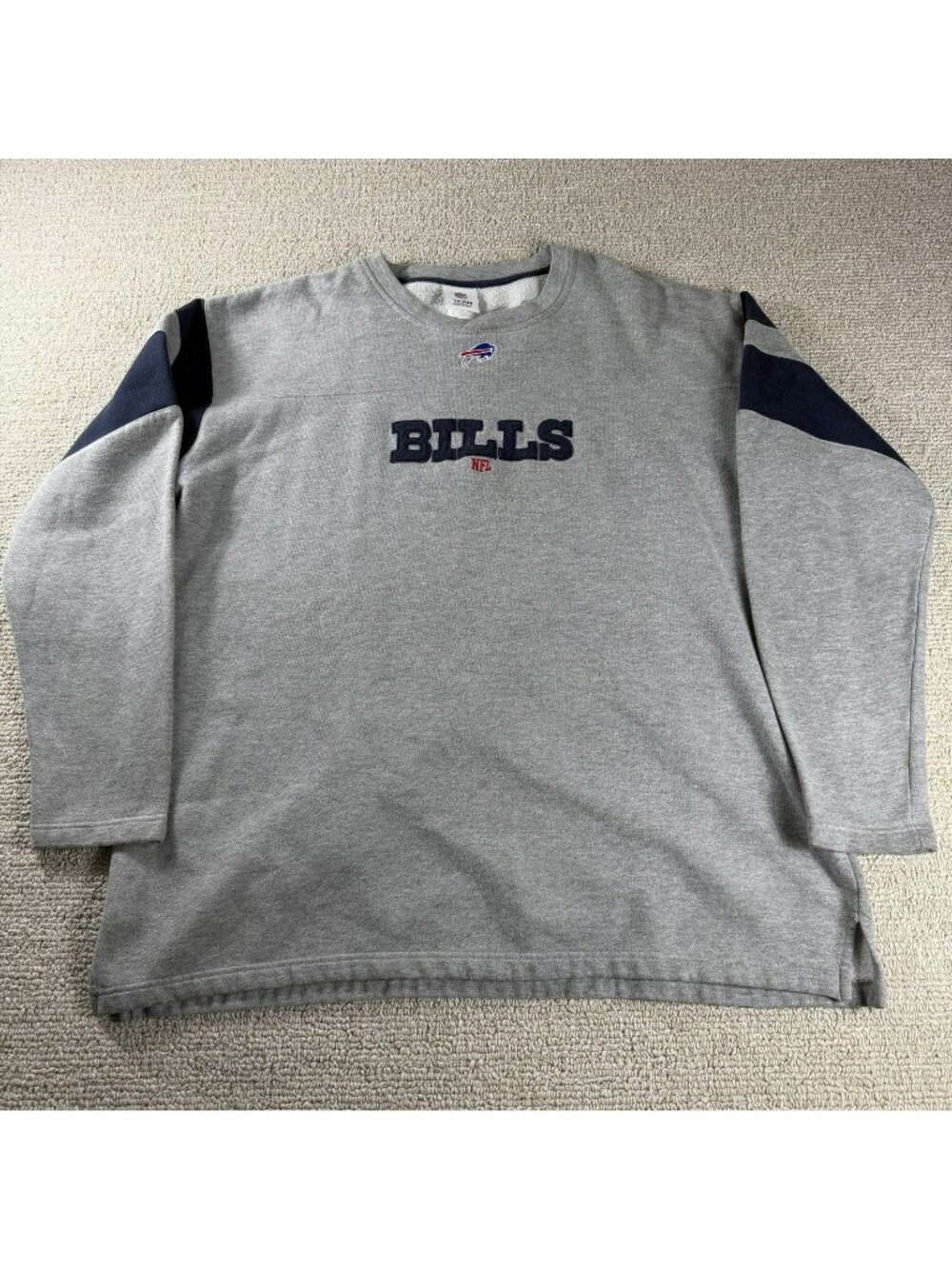 Vintage NFL Team Apparel Buffalo Bills Football Sweatshirt Gray Men’s Size XXL